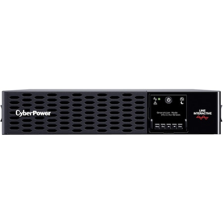 Cyberpower Sine Wave UPS, 3000VA, Line Interactive, Out: 200 to 240V AC In: 200 to 240V AC PR3000RTXL2UHVA